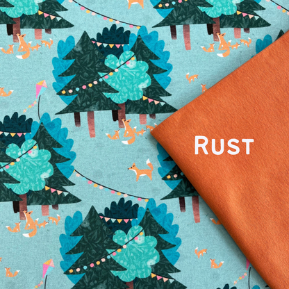 Fox Festival - Warmer Fabric - Big Kid Playsuit