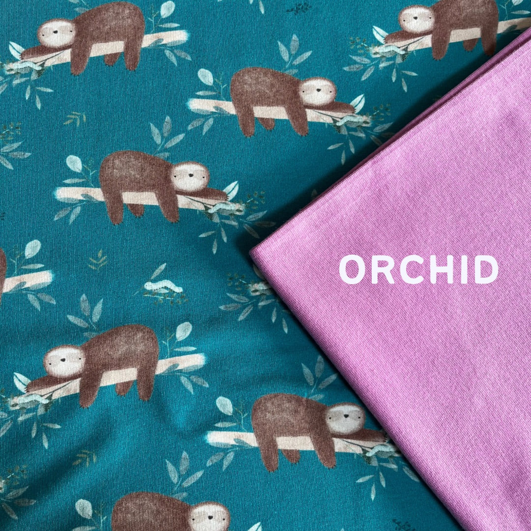 Sleepy Sloths - Warmer Fabric - Romper Dress