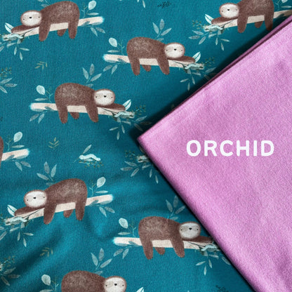 Sleepy Sloths - Warmer Fabric - Romper Dress