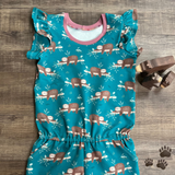 Diving With Friends - Big Kid Playsuit
