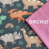 Dinosaurs- Warmer Fabric- All in One Baby Grow