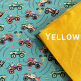 Monster Trucks - Turquoise - Harem Leggings