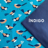 Blue Birds - Cosy Cowl Jumper