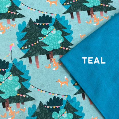 Fox Festival - Warmer Fabric - Big Kid Playsuit