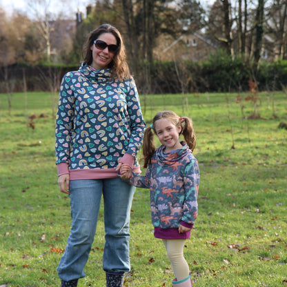 Womens Cosy Cowl Jumper - warmer fabric