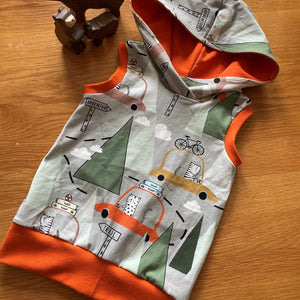 Clementine Spice - Hooded Vest/Top