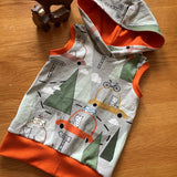 Clementine Spice - Hooded Vest/Top