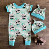 Dinosaurs- Warmer Fabric - Pick and Mix Pull Up Romper