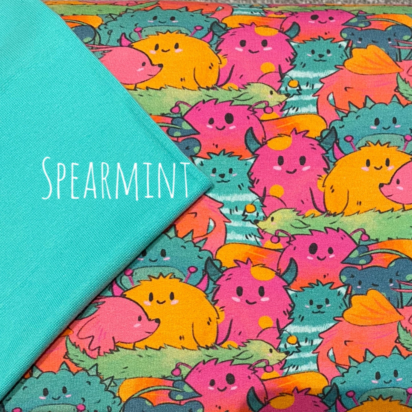 Little Monsters - Hot Pink - Cosy Cowl Jumper