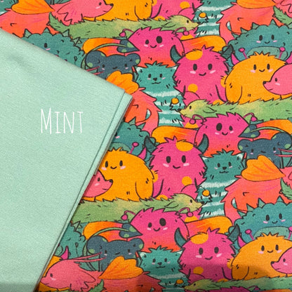 Little Monsters - Hot Pink - Cosy Cowl Jumper